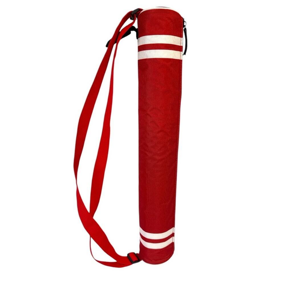 Drink Sling 4 can cooler carrier red white stripes NEW